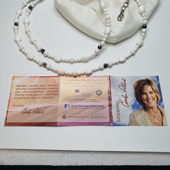 Carolyn Pollack Sterling Gardenia 32" Necklace  - Picture 3 of 14